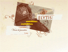 Tablet Screenshot of elytis-edition.com